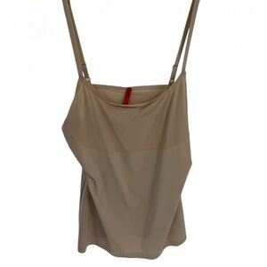 Spanx Beige Shapewear Tank Cami Size 1X Compression Women Adjustable